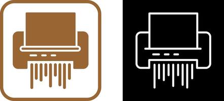 Paper Shredder Vector Icon