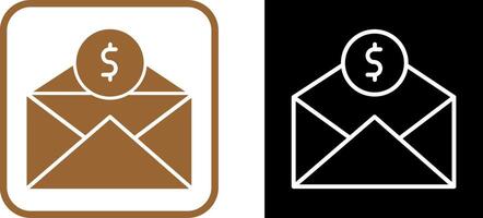 Mail Coin Vector Icon