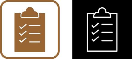 Checklist Vector Icon