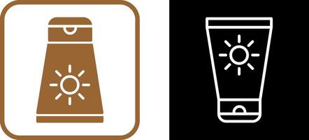 Sun Cream Vector Icon