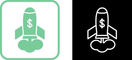 Marketing Rocket Vector Icon