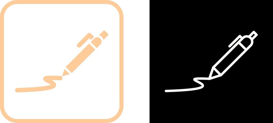 Draw Curve Vector Icon
