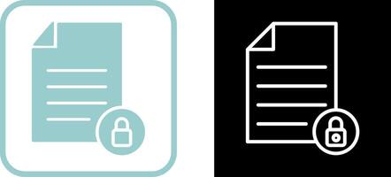 Private Document Vector Icon