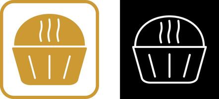 Cream Muffin Vector Icon