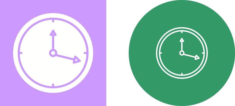 Clock Vector Icon