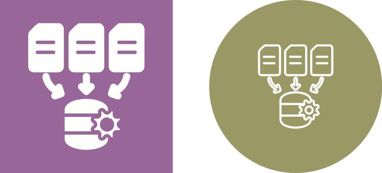 Data Processing Vector Icon