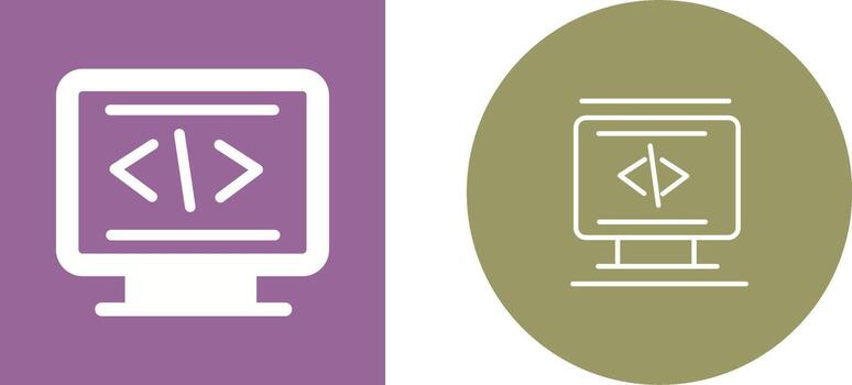 Coding Vector Icon