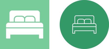 Double Bed II Vector Icon