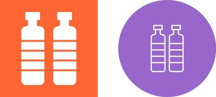 Bottle in Water Vector Icon