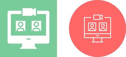 Video Call Vector Icon