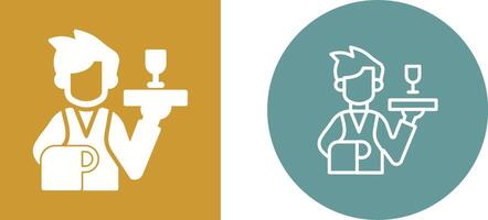 Waiter Vector Icon