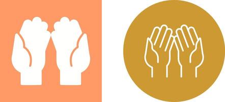 Praying Hands Vector Icon