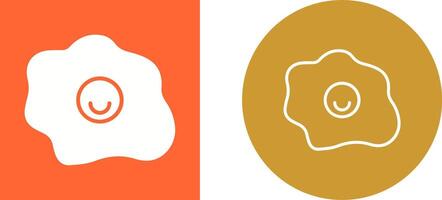 Fried Egg Vector Icon