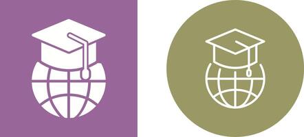 Global Education Vector Icon