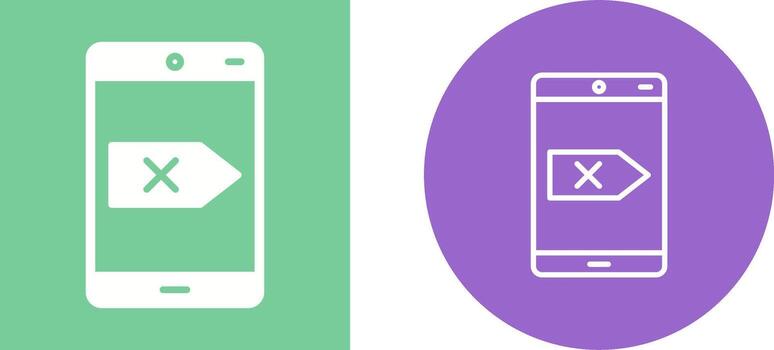 eliminar icono de vector