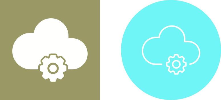 Cloud Computing Vector Icon