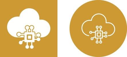 Cloud Computing Vector Icon