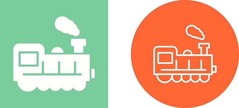 icono de vector de tren