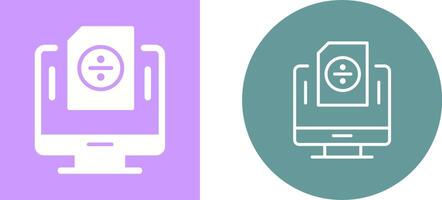 Divide Vector Icon