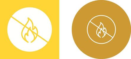 Danger of Flame Vector Icon