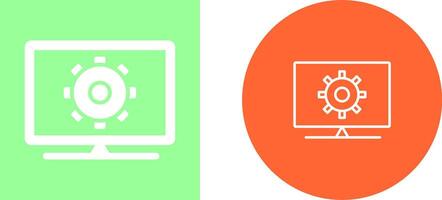 Computer Settings Vector Icon