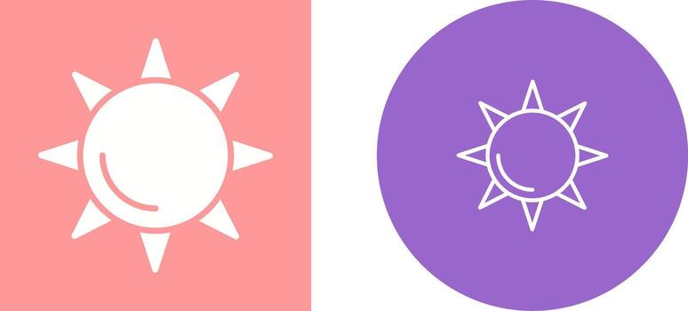 icono de vector de sol