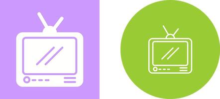 Television Broadcast Vector Icon