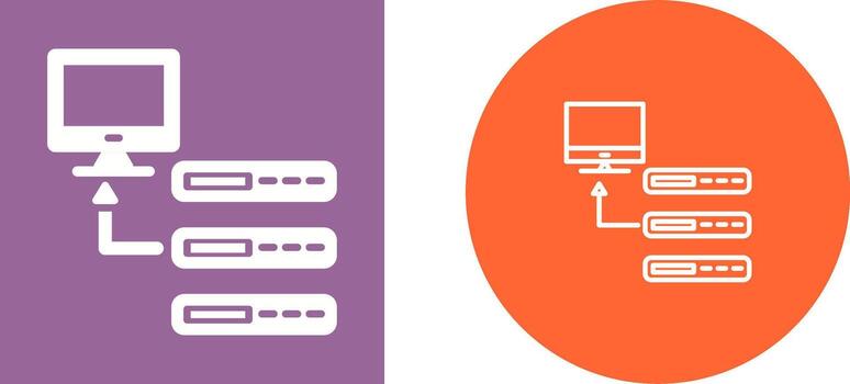 icono de vector de base de datos