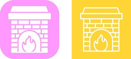 Fireplace Vector Icon