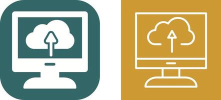 Cloud Backup Vector Icon