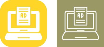 Internet Ads Vector Icon
