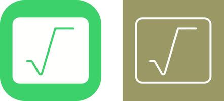 Square Root Vector Icon