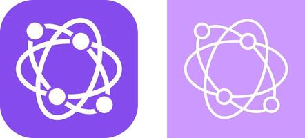 Atomic Structure Vector Icon