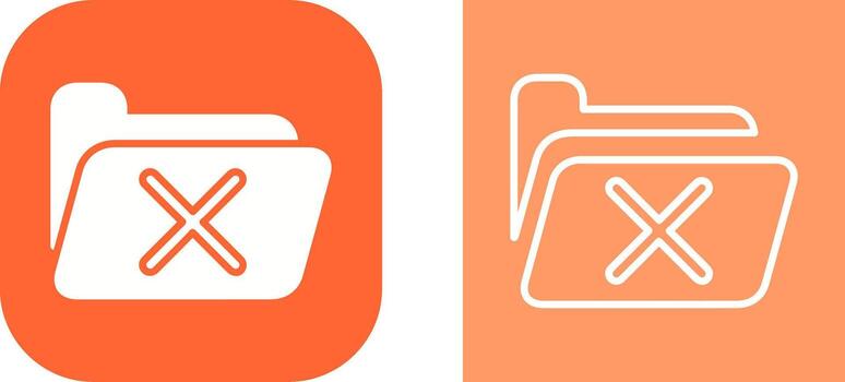 eliminar icono de vector
