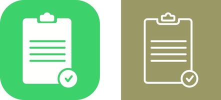 Registered Document Vector Icon