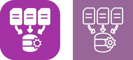 Data Processing Vector Icon