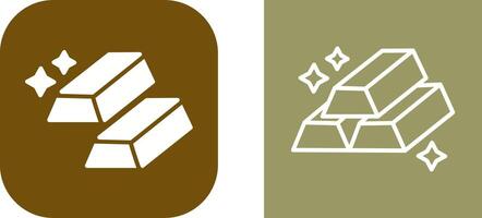 Gold Bars Vector Icon