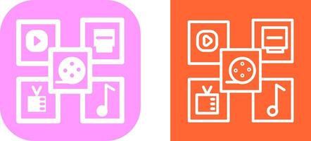 Multimedia Vector Icon