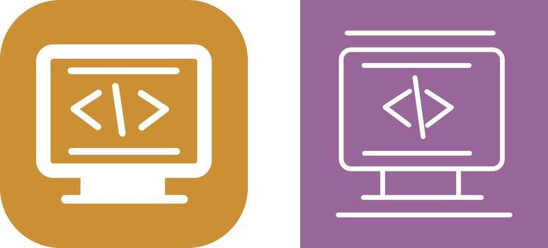 Coding Vector Icon