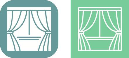 Curtains Vector Icon