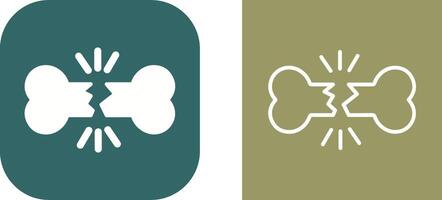 Bone Fracture Vector Icon