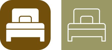 Single Bed Vector Icon