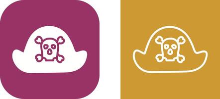 Pirate in Hat Vector Icon