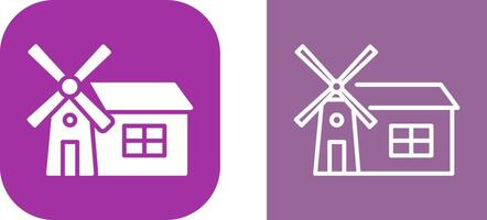 Windmill Vector Icon