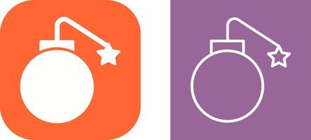 Exploding Cannon Ball Vector Icon