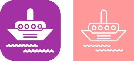 Steamship Vector Icon