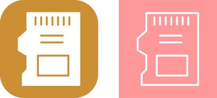 SD Card Vector Icon