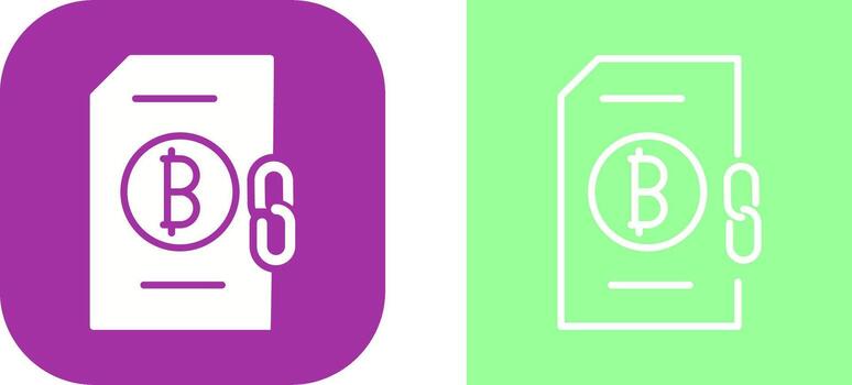 icono de vector de enlace