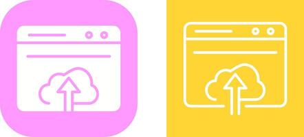 Upload Web Vector Icon