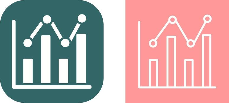 web analítica vector icono